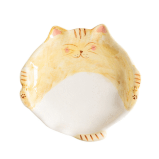 Wholesale Modern Simple Style Ceramic Dinnerware Sets Cute Cat Shape Design Household Daily Use Dinnerware Supplies HYX-PC446