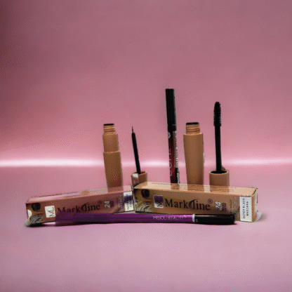 Markline Mascara, Eyeliner, Eye brow Pencil Combo(3pcs)