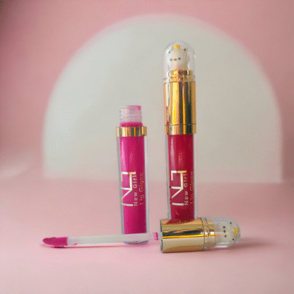 New Girl Lip Gloss combo (Bright pink, sindoor red)