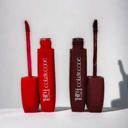 Red And Brown Color Lip Gloss Combo
