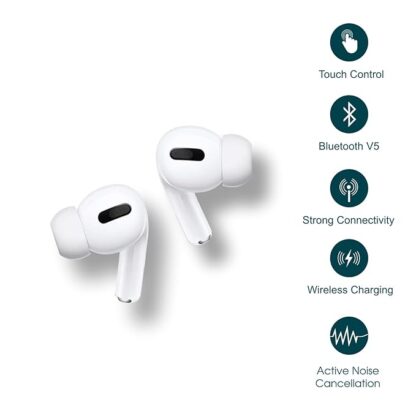 CANDYTECH AIRCANDY PRO TRUE WIRELESS BLUETOOTH EARBUDS (WHITE) - Image 2