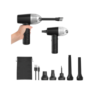 Cordless handheld vacuum cleaner for dust removal and decontamination for home and car TP-VC101 black