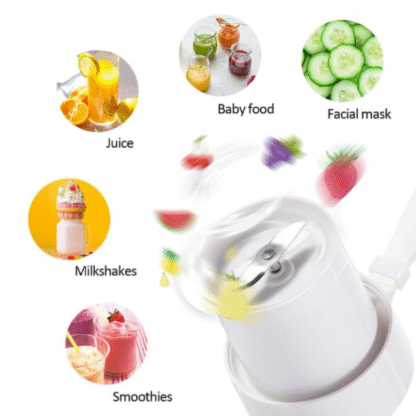 NEW Foldable Rechargeable Smoothie To Go Blender Outdoor Portable Juicer Fruit Blender Mini Battery Milkshake Smoothies Maker HWSB-3784R