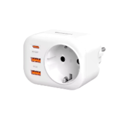 Wontravel German Schuko Type Wall European Socket Plug Extender PD 20W Power Plug Electrical Plug Socket " WW09-F-PD"