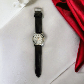 Analog HMT Quartz Unisex Watch (Black)