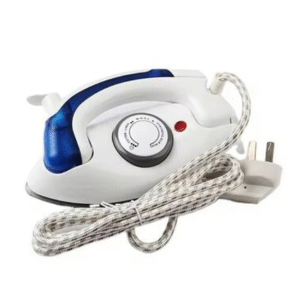 Portable Water Electric Mini Travel Steam Iron with Boiler With 3 Gears Baseplate foldable Handheld MI-1004 white