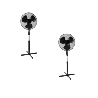 Konwin China 16 inches Pedestal Free-standing Household Use Electric cooling fan Tower Fan stand fan with factory cheap price LDS01-40BS-1 Black