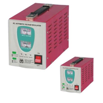 Single phase AC voltage AVR-2000VA regulator electronic household refrigerator voltage regulator protector AVR-2000VA Red