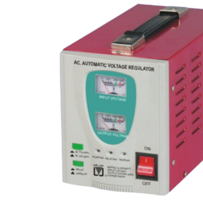 Single phase AC voltage AVR-2000VA regulator electronic household refrigerator voltage regulator protector AVR-2000VA Red - Image 2