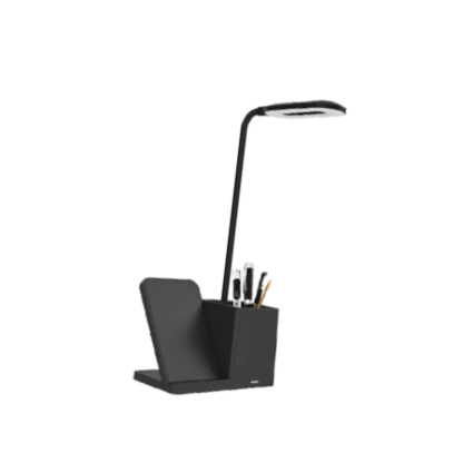 Hot Sale 3 In 1 Wireless Charging Table Lamp study desk lamps Pen Holder Fast Wireless Charger QI-626B-#2242