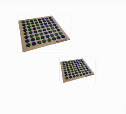 Kraftsman Polished Plain Wooden Reversi Board Game