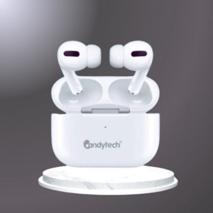 CANDYTECH AIRCANDY PRO TRUE WIRELESS BLUETOOTH EARBUDS (WHITE)