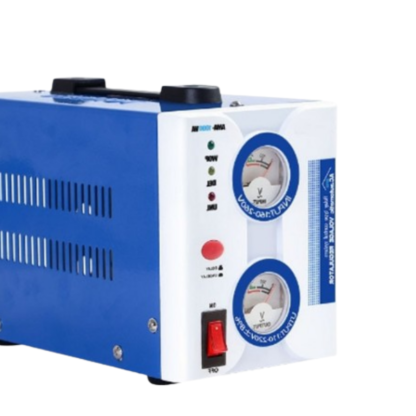 High quality AMA-10000VA automatic AC regulator 220V household refrigerator air conditioning voltage regulator AMA-500VA Blue - Image 3