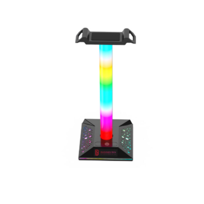 Wired headset stand RGB light gaming headset stand ABS headset holder with tube light ST-HS003-KIKI-1